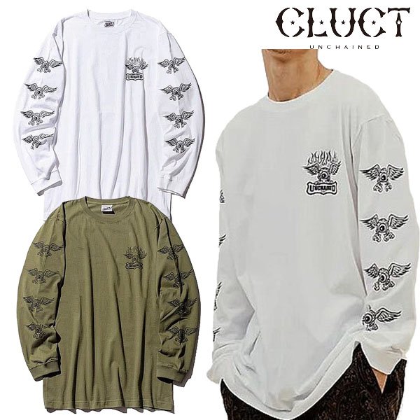 画像1: CLUCT ( クラクト ) - EYEBAT [L/S TEE]  (1)