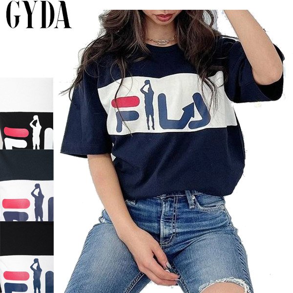 画像1: GYDA ( ジェイダ ) - GYDA×FILA BASKETBALL BIG Tシャツ (1)