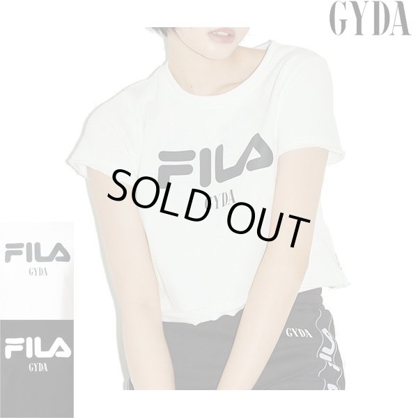 画像1: GYDA ( ジェイダ ) - GYDA×FILA スウェットショートTシャツ (1)