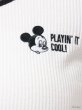 画像10: GYDA ( ジェイダ ) - Mickey Mouse / Embroideryリンガートップス (10)