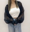 画像3: GYDA ( ジェイダ ) - SHEERショートシャツ (3)