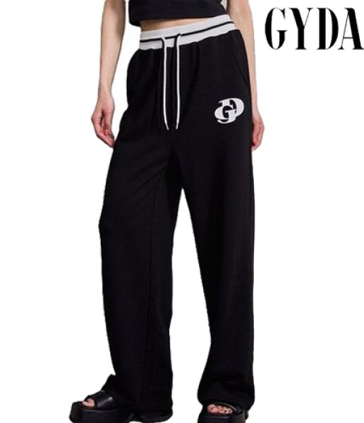 画像1: GYDA ( ジェイダ ) - GD バイカラースウェットパンツ (1)
