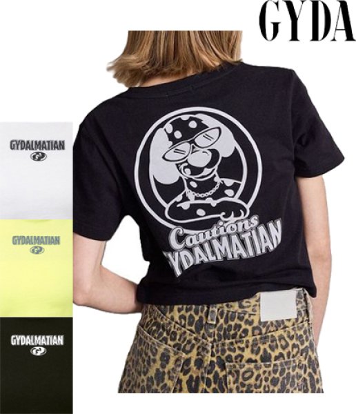 画像1: GYDA ( ジェイダ ) - Cautions GYDALMATIAN ショートTシャツ (1)
