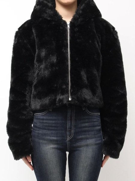 画像4: GYDA ( ジェイダ ) - GGエコファーショートフードコート (4)