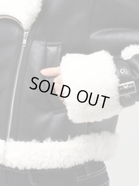 画像7: GYDA ( ジェイダ ) - ECO MOUTON RIDERSジャケット (7)