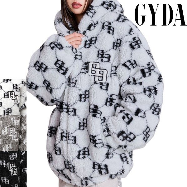 画像1: GYDA ( ジェイダ ) - GGラメボアBIGブルゾン (1)