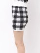 画像4: GYDA ( ジェイダ ) - CHECK shaggy ニットスカートライクショートパンツ (4)