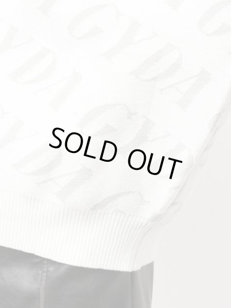 画像8: GYDA ( ジェイダ ) - GYDA SLANT PATTERNニットトップス (8)