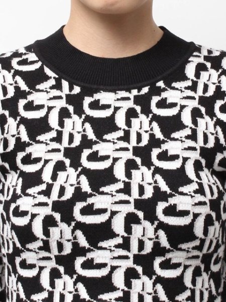 画像7: GYDA ( ジェイダ ) - GYDA pattern プチハイニットトップス (7)