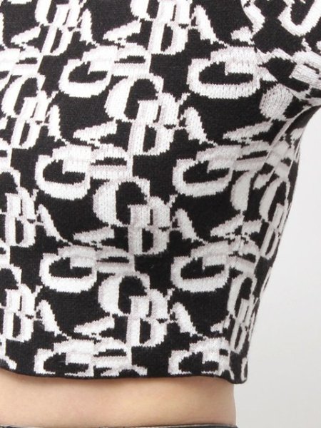 画像9: GYDA ( ジェイダ ) - GYDA pattern プチハイニットトップス (9)