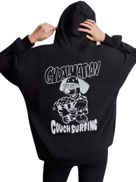 画像3: GYDA ( ジェイダ ) - COUCH SURFING GYDALMATIANスウェットパーカー (3)