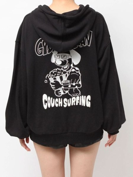 画像6: GYDA ( ジェイダ ) - COUCH SURFING GYDALMATIANスウェットパーカー (6)