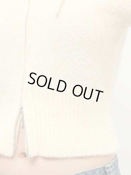 画像6: jouetie ( ジュエティ ) - ビジューロゴジップコンパクトフーディ (6)