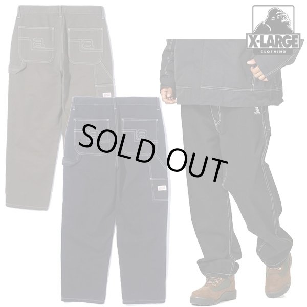 画像1: XLARGE ( エクストララージ ) - LA STITCHED PAINTER PANTS (1)