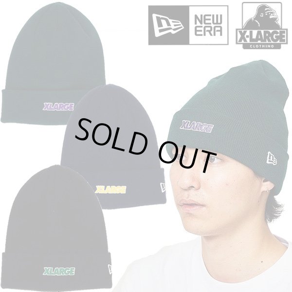 画像1: XLARGE ( エクストララージ ) - XLARGE×NEWERA STANDARD LOGO CUFF BEANIE (1)