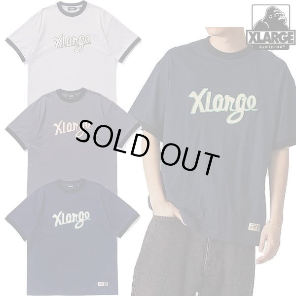 画像1: XLARGE ( エクストララージ ) - RETRO SCRIPT LOGO RINGER S/S TEE (1)