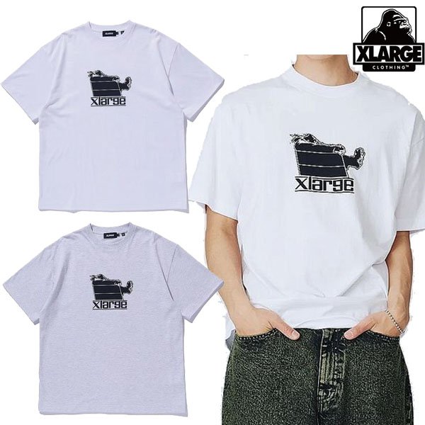 画像1: XLARGE ( エクストララージ ) - WIND PRESSURE S/S TEE (1)