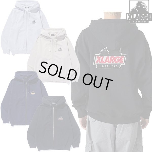 画像1: XLARGE ( エクストララージ ) - SLANTED OG ZIP HOODED SWEATSHIRT (1)