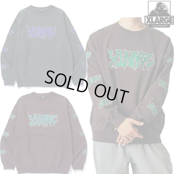 画像1: XLARGE ( エクストララージ ) - METAL CREWNECK SWEATSHIRT (1)