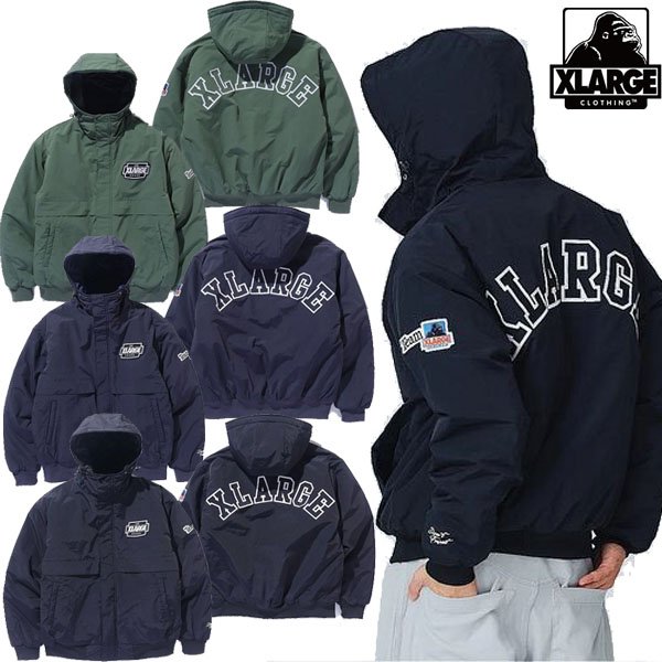 画像1: XLARGE ( エクストララージ ) - NYLON PUFFER JACKET (1)