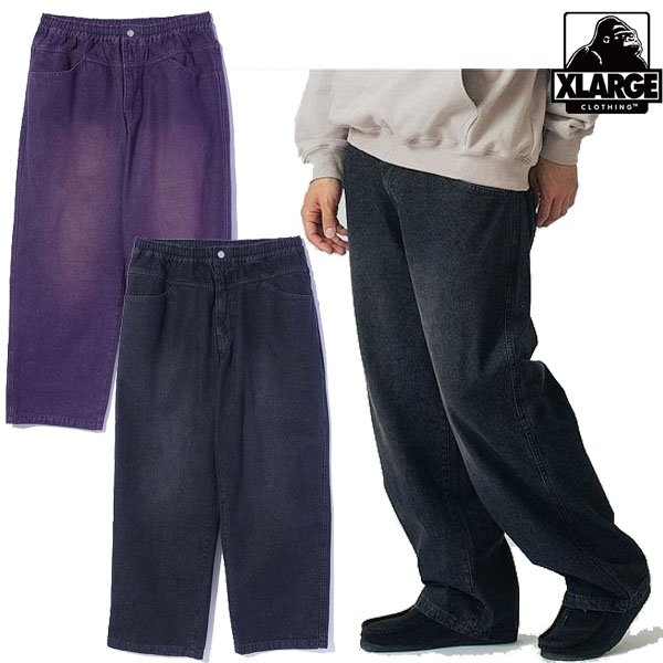 画像1: XLARGE ( エクストララージ ) - BLEACH EASY DENIM PANTS (1)