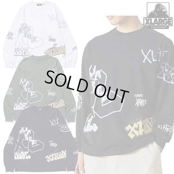 画像1: XLARGE ( エクストララージ ) - GRAFFITI L/S TEE (1)