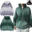 画像1: XLARGE ( エクストララージ ) - MIST DYED ZIP UP HOODED SWEATSHIRT (1)