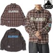 画像1: XLARGE ( エクストララージ ) - PATCHED FLANNEL SHIRT (1)