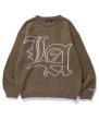 画像2: XLARGE ( エクストララージ ) - OLD ENGLISH MOHAIR CREWNECK KNIT (2)