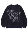 画像3: XLARGE ( エクストララージ ) - OLD ENGLISH MOHAIR CREWNECK KNIT (3)