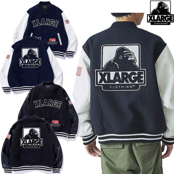 画像1: XLARGE ( エクストララージ ) - OG LOGO VARSITY JACKET (1)