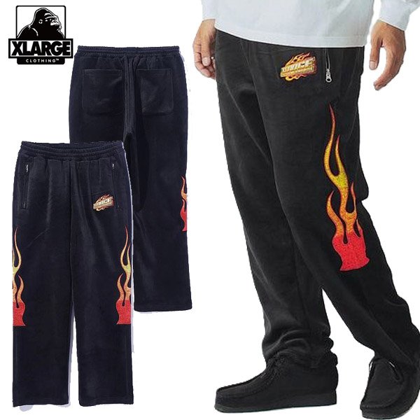 画像1: XLARGE ( エクストララージ ) - VELOUR TRACK PANTS (1)