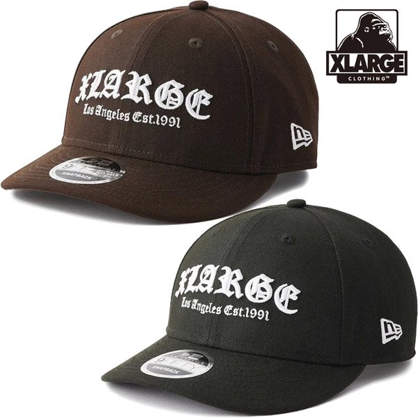画像1: XLARGE ( エクストララージ ) - XLARGE×NEW ERA OLD ENGLISH LOGO CAP (1)