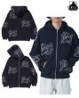 画像1: XLARGE ( エクストララージ ) - ALLOVER LOGO ZIP HOODED SWEATSHIRT (1)