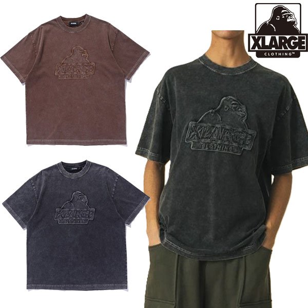 画像1: XLARGE ( エクストララージ ) - CHEMICAL WASH SLANTED OG S/S TEE (1)