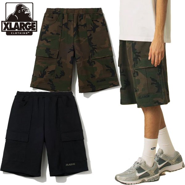 画像1: XLARGE ( エクストララージ ) - SWEAT CARGO SHORT PANTS (1)