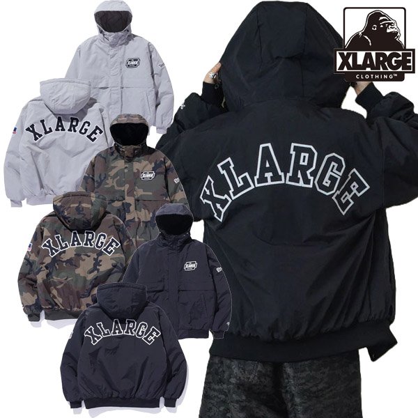 画像1: ☆予約商品☆ XLARGE ( エクストララージ ) - NYLON PUFFER JACKET (1)