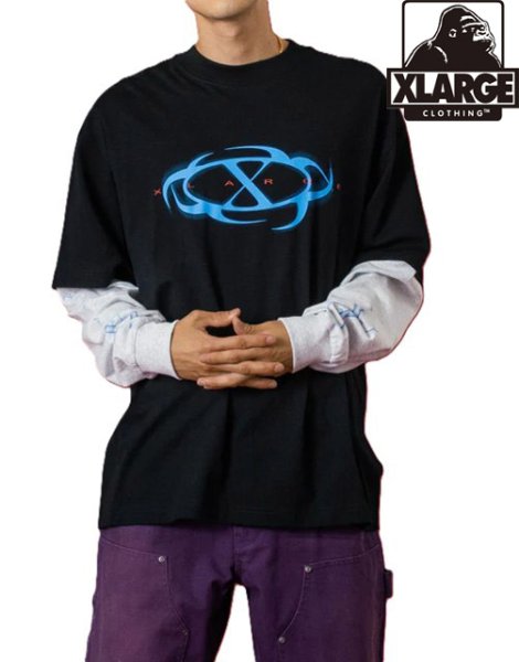 画像1: XLARGE ( エクストララージ ) - LAYERED L/S TEE (1)