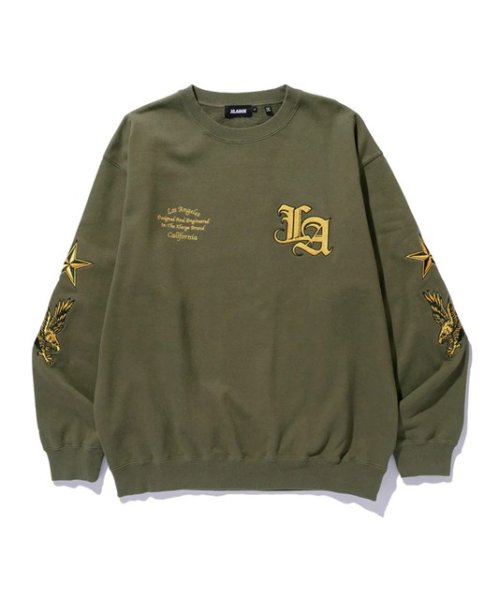 画像2: XLARGE ( エクストララージ ) - VARSITY CREWNECK SWEATSHIRT (2)
