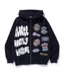 画像3: XLARGE ( エクストララージ ) - MULTI LOGO ZIP UP HOODED SWEATSHIRT (3)