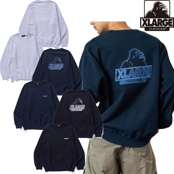 画像1: XLARGE ( エクストララージ ) - SLANTED OG CREWNECK SWEATSHIRT (1)