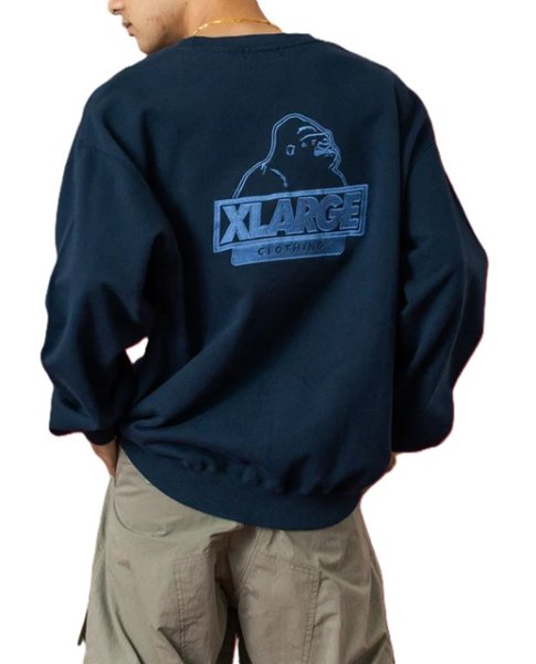 画像13: XLARGE ( エクストララージ ) - SLANTED OG CREWNECK SWEATSHIRT (13)