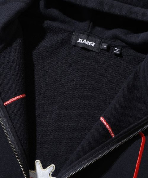 画像6: XLARGE ( エクストララージ ) - SPEED ZIP UP HOODED SWEATSHIRT (6)