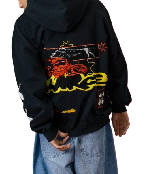 画像8: XLARGE ( エクストララージ ) - SPEED ZIP UP HOODED SWEATSHIRT (8)