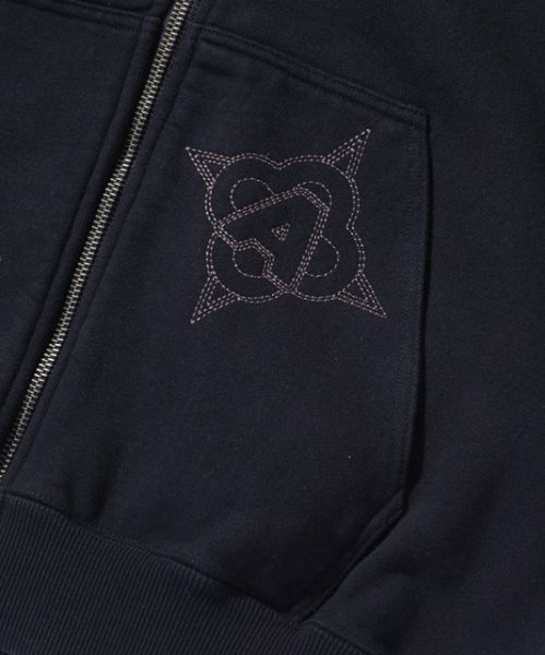 画像7: XLARGE ( エクストララージ ) - ALLOVER EMBROIDERY ZIP UP HOODED SWEATSHIRT (7)