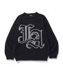 画像2: XLARGE ( エクストララージ ) - OLD ENGLISH MOHAIR KNIT SWEATER (2)