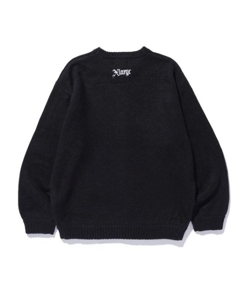 画像3: XLARGE ( エクストララージ ) - OLD ENGLISH MOHAIR KNIT SWEATER (3)