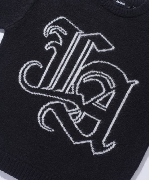 画像4: XLARGE ( エクストララージ ) - OLD ENGLISH MOHAIR KNIT SWEATER (4)