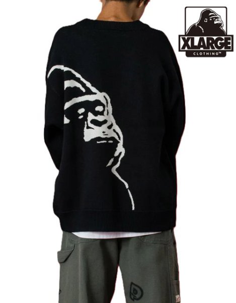 画像1: XLARGE ( エクストララージ ) - OG KNIT CARDIGAN (1)