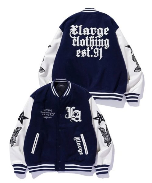 画像2: XLARGE ( エクストララージ ) - VARSITY JACKET (2)